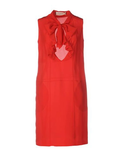 Shop Marni Formal Dress In Red