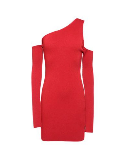 Shop Amiri Short Dress In Red