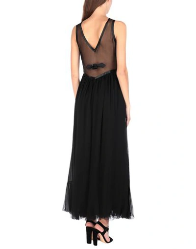 Shop Giorgio Armani Long Dresses In Black