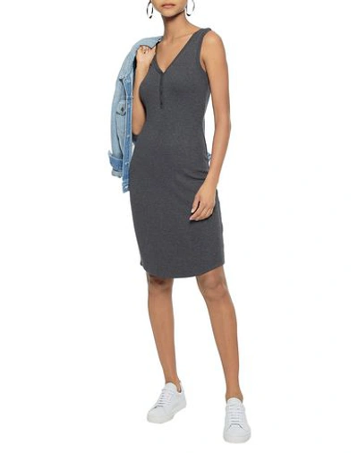 Shop L Agence Short Dresses In Lead