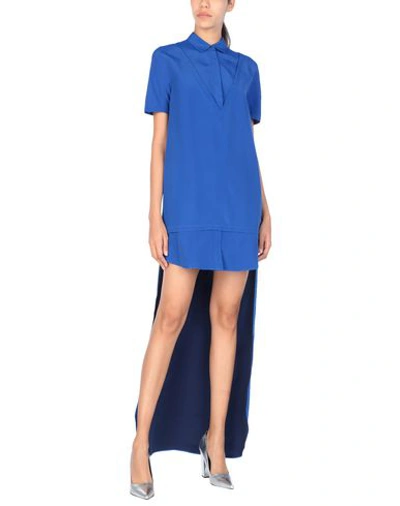 Shop Viktor & Rolf Short Dress In Bright Blue