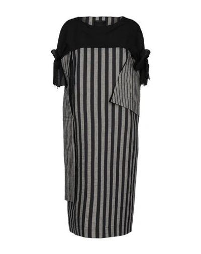 Shop Tom Rebl Knee-length Dress In Black