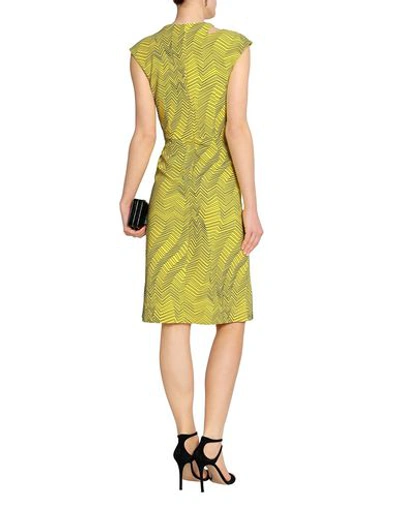 Shop Vionnet Knee-length Dress In Yellow