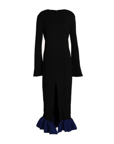 Shop Ellery Midi Dress In Black