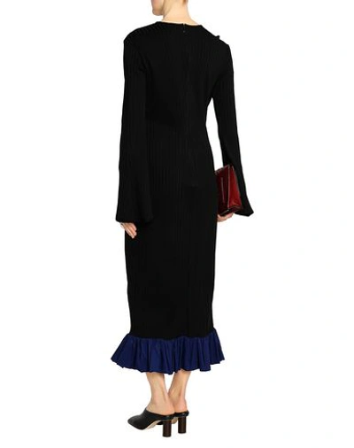 Shop Ellery Midi Dress In Black