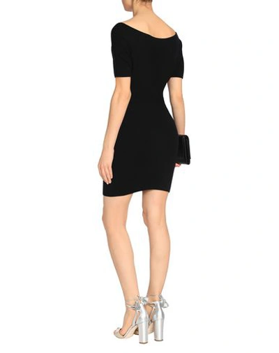 Shop Michelle Mason Short Dress In Black