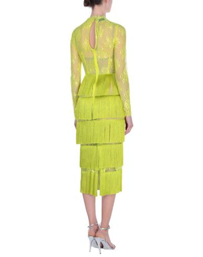 Shop Daizy Shely Midi Dress In Acid Green