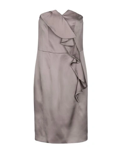 Shop Viktor & Rolf Short Dress In Dove Grey