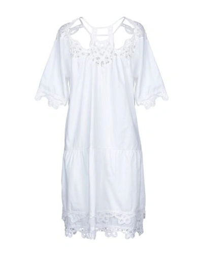 Shop Intropia Short Dress In White