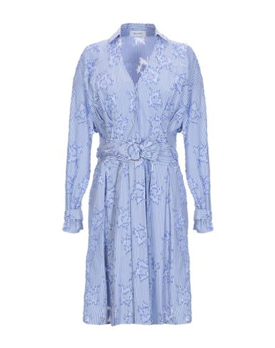 Shop Aglini Shirt Dress In Azure