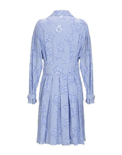 Shop Aglini Shirt Dress In Azure