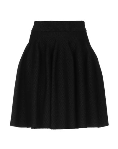 Shop Antonino Valenti Knee Length Skirt In Black