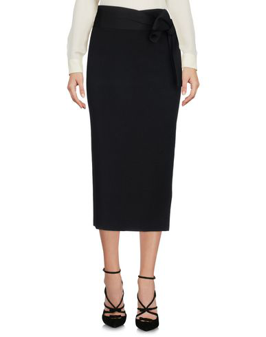 Gentryportofino Midi Skirts In Black | ModeSens
