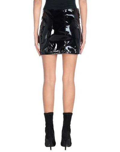Shop Danielle Guizio Mini Skirt In Black