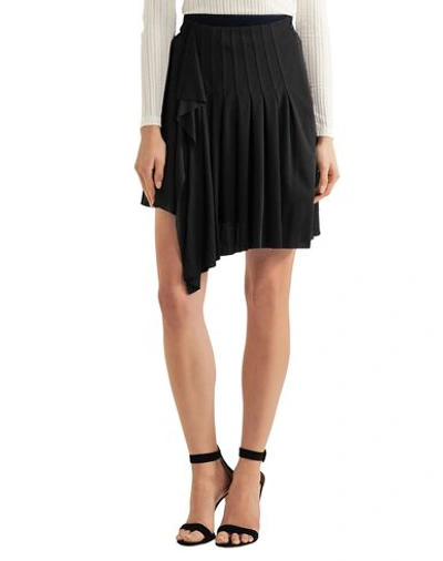 Shop Atlein Knee Length Skirt In Black