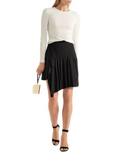 Shop Atlein Knee Length Skirt In Black