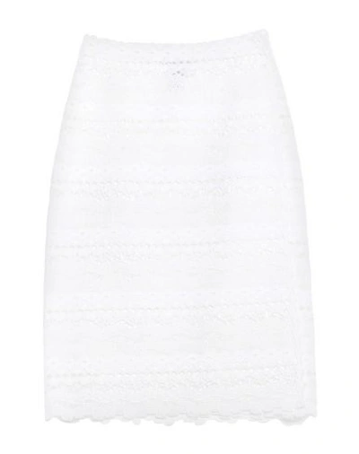 Ermanno Scervino Midi Skirts In White