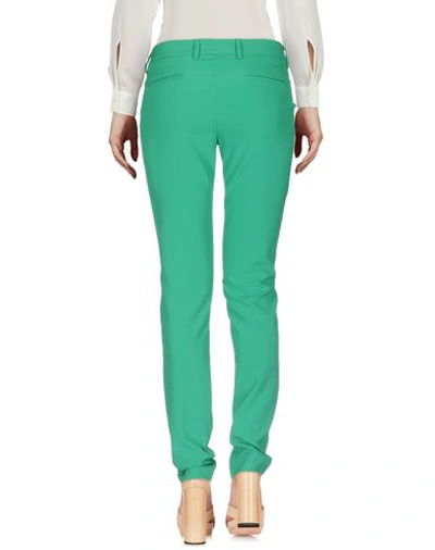 Shop Hanita Woman Pants Green Size 8 Polyester, Elastane