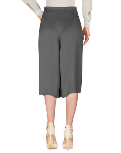 Shop Manila Grace 3/4-length Shorts In Steel Grey