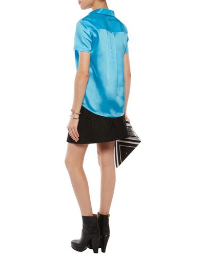 Shop Marc By Marc Jacobs Solid Color Shirts & Blouses In Azure
