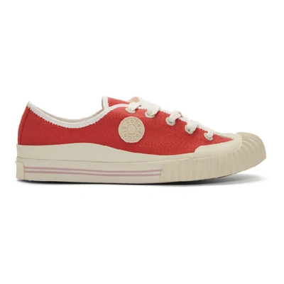 Shop Acne Studios Red Blå Konst Tennis Sneakers