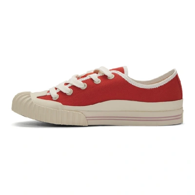 Shop Acne Studios Red Blå Konst Tennis Sneakers