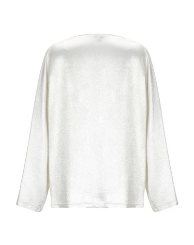 Shop Her Shirt Blouses In Platinum