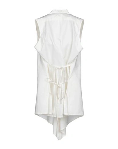 Shop Marc Le Bihan Solid Color Shirts & Blouses In Ivory