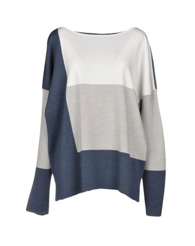 Shop Barbara Lohmann Sweaters In Slate Blue
