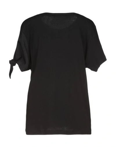 Shop Jw Anderson Woman T-shirt Black Size S Cotton