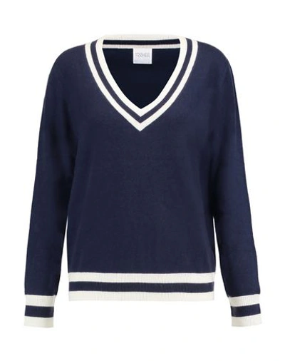 Shop Madeleine Thompson Sweater In Dark Blue