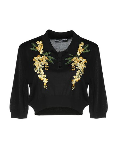 Shop Dolce & Gabbana Woman Sweater Black Size 2 Silk, Viscose