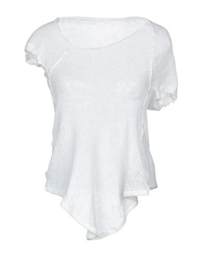 Shop Alessandra Marchi Sweater In White