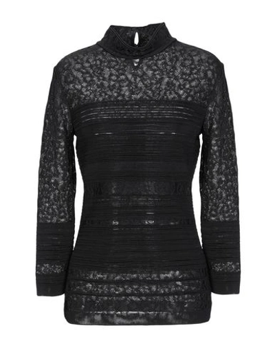 Roberto Cavalli Turtleneck In Black
