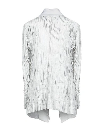 Shop Alessandra Marchi Blazer In Light Grey