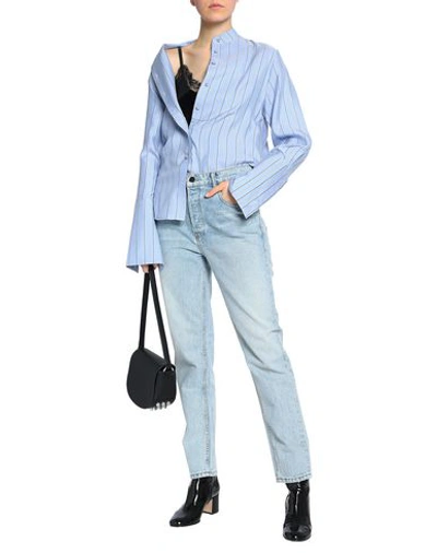 Shop Alexander Wang T Denim Pants In Blue
