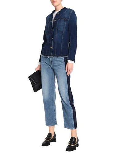 Shop 7 For All Mankind Denim Jacket In Blue