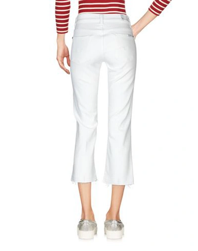 Shop 7 For All Mankind Denim Cropped In White