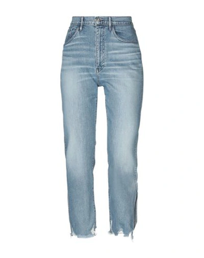 Shop 3x1 Woman Jeans Blue Size 23 Cotton, Elastane