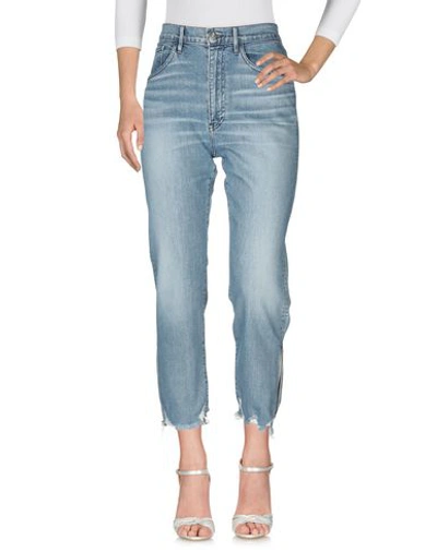 Shop 3x1 Woman Jeans Blue Size 23 Cotton, Elastane