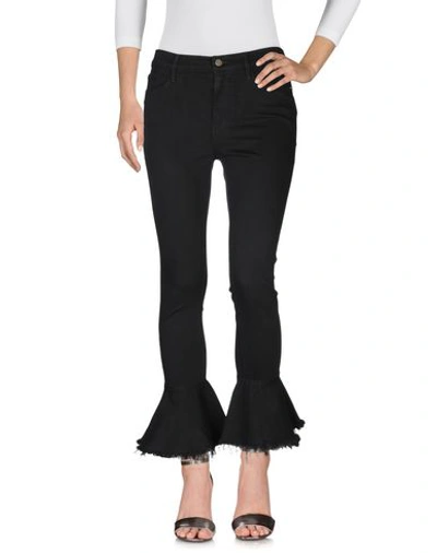 Frame Denim Pants In Black