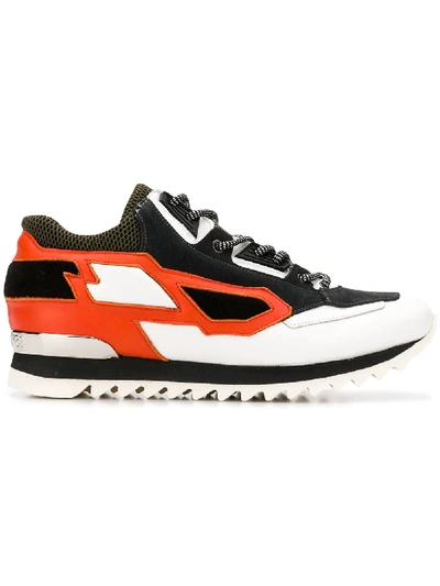 Shop Les Hommes Disruptor Sneakers - Orange