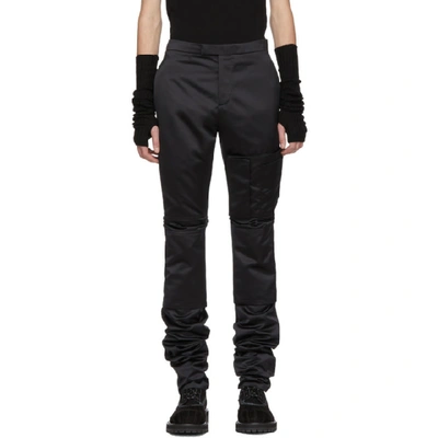 Shop Raf Simons Navy Slim Space Cargo Pants In 00044 Navy