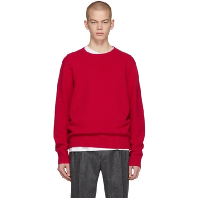 Shop Harmony Red Winston Sweater In 032 Red