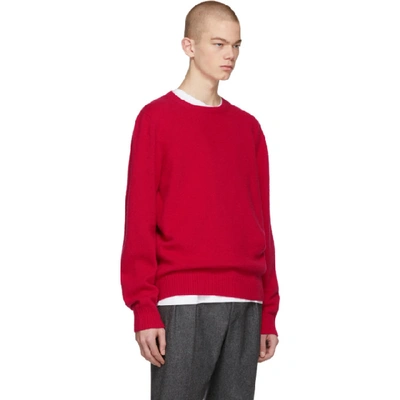 Shop Harmony Red Winston Sweater In 032 Red