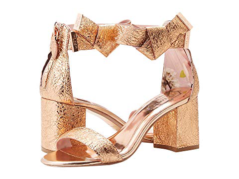 rose gold heels ted baker