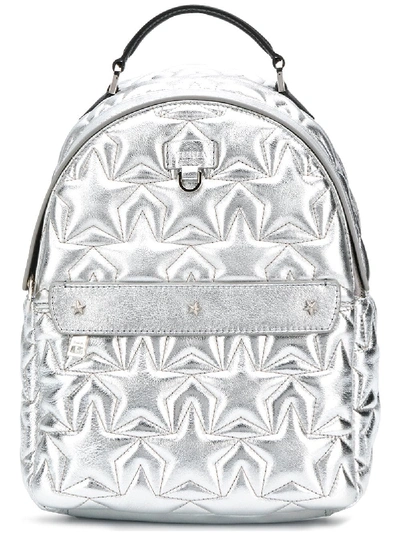 Shop Furla Favola Quilted Backpack In Silver