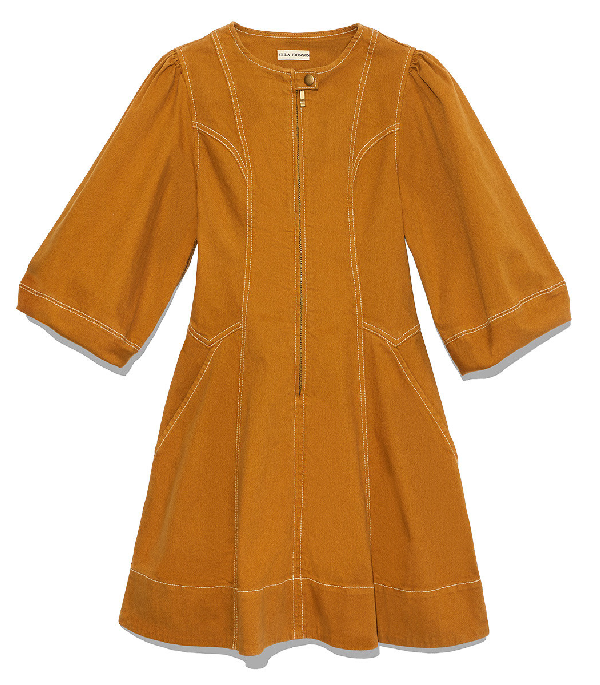 ulla johnson wilona denim dress