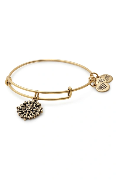 Shop Alex And Ani Compass Adjustable Wire Bangle (nordstrom Exclusive) In Russian Gold