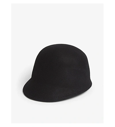 Ted Baker Jalia Bow Peak Wool Hat In Black ModeSens